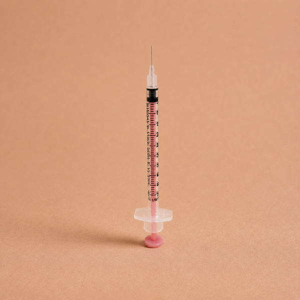 Acufine 32g 0.5ml (0.23mm x 8mm) U-100 Ultra Low Dead Space Fixed Needle & Syringe